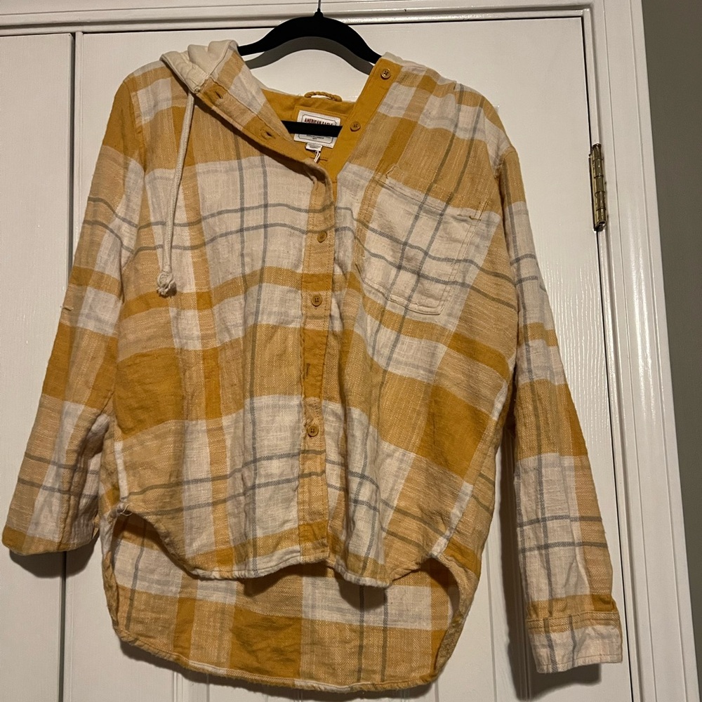 AE hooded button up